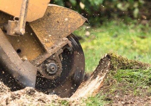 Safely Grinding Down a Stump
